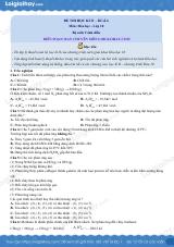 Đề thi học kì 2 Hóa 10 Cánh diều - Đề số 6